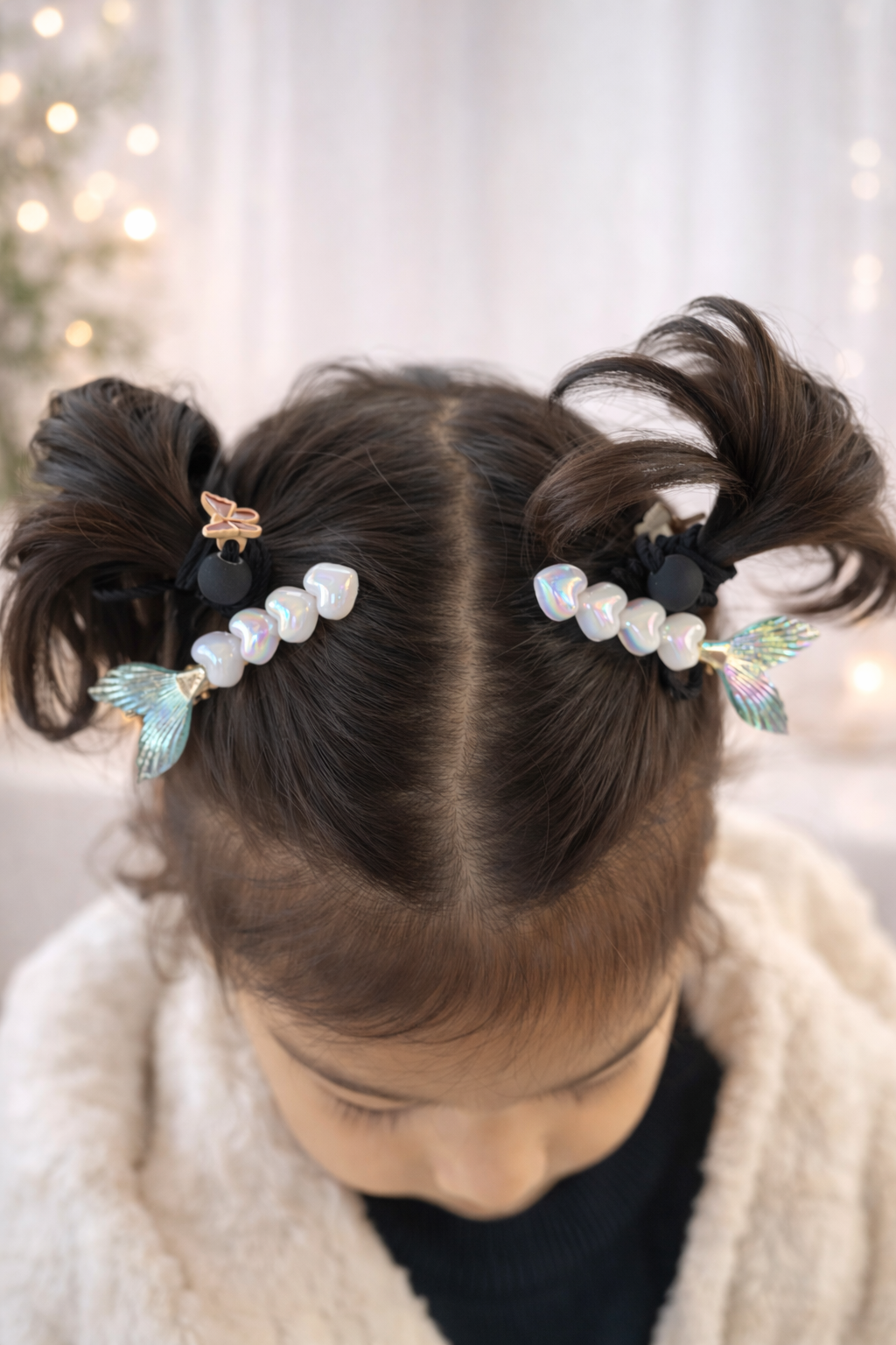 Mermaid Charm Hair Clips (Set of 3)