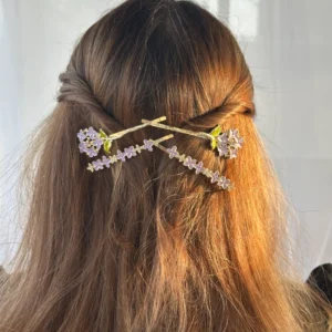 Amethyst Garden Hair Pins (Set of 2 Pairs)