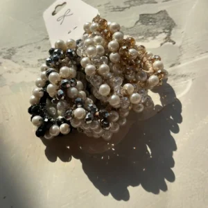 Pearly Twist Hair Bands (Set of 5)